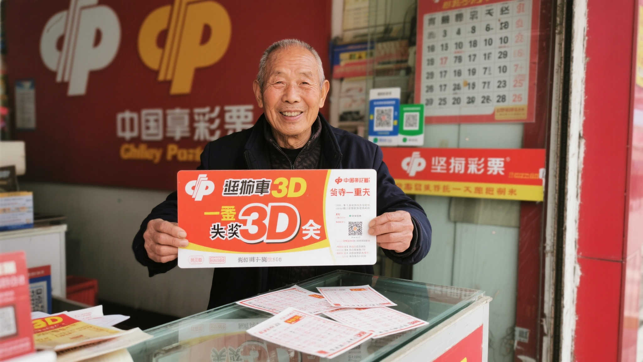 老彩民痴迷福彩3D，苦守一年终揽80万巨奖
