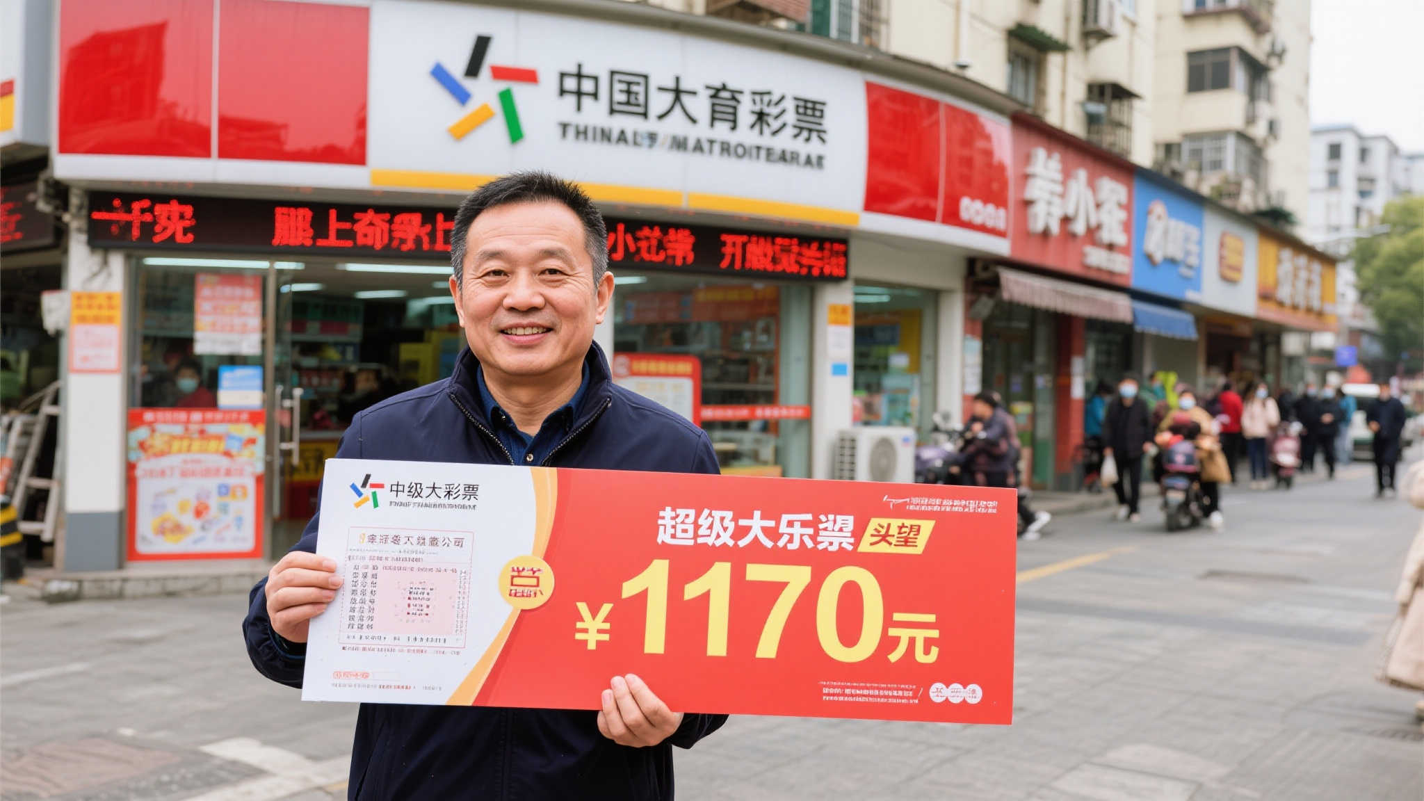 宝山区林先生喜中超级大乐透1170万大奖 宝山区林先生喜中超级大乐透1170万大奖