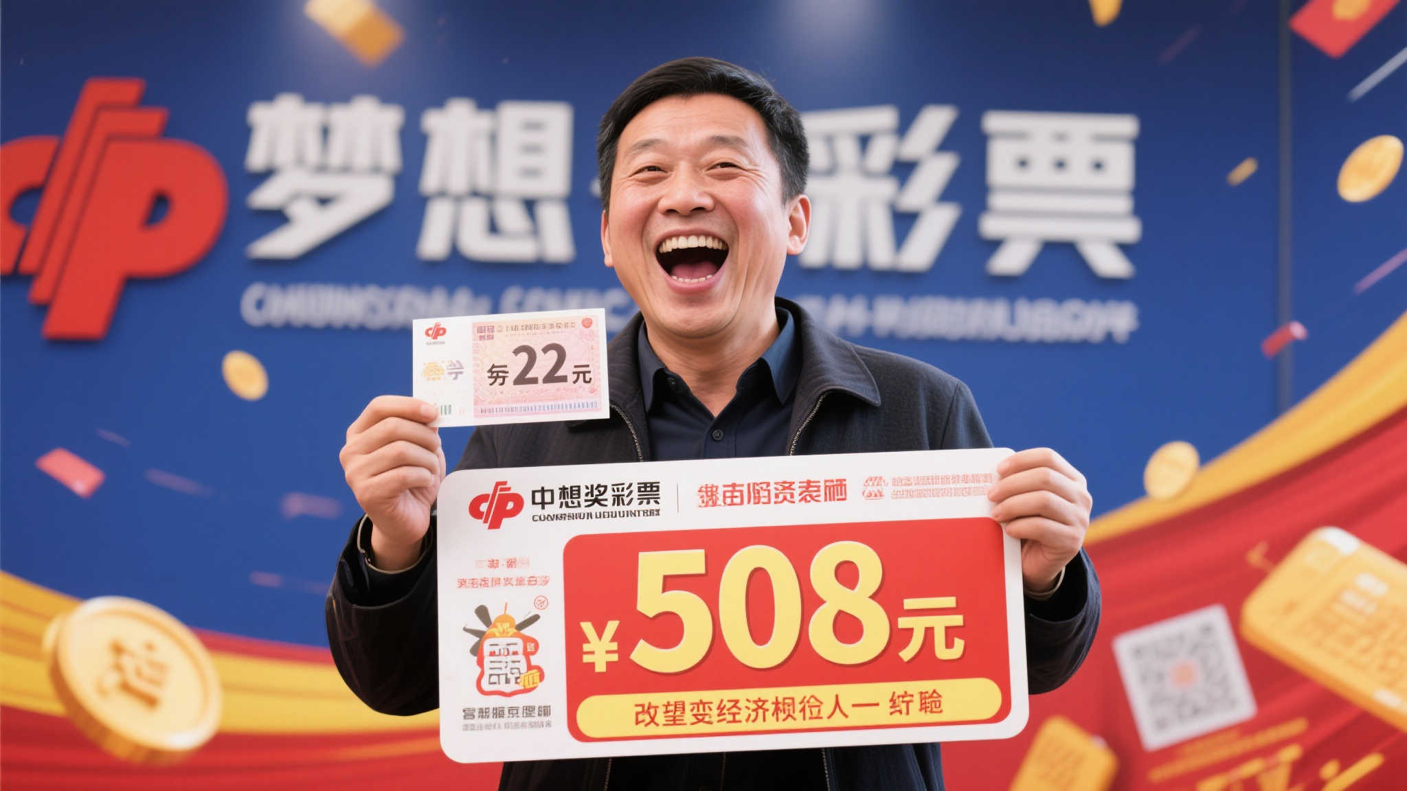 商人仅花22元中福彩508万,激动整夜无眠 商人仅花22元中福彩508万,激动整夜无眠