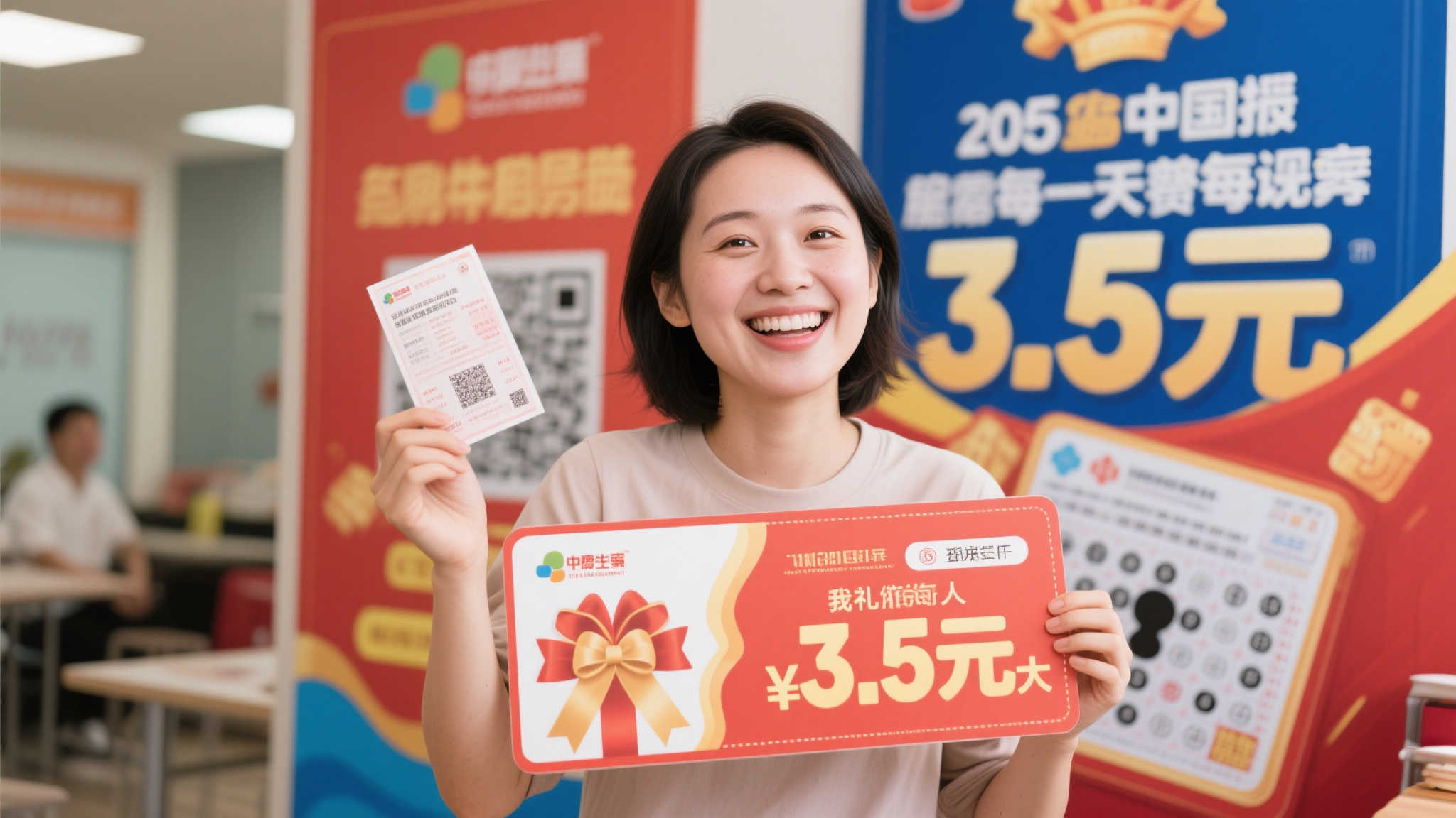 90后女子坚持半年10元机选，喜获福彩6.5万元大奖