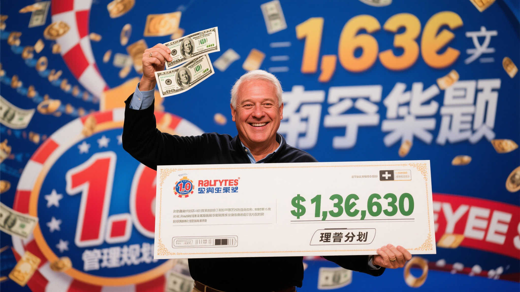 惊!1.63亿彩票大奖得主全额领奖,免税喜获巨款! 惊!1.63亿彩票大奖得主全额领奖,免税喜获巨款!